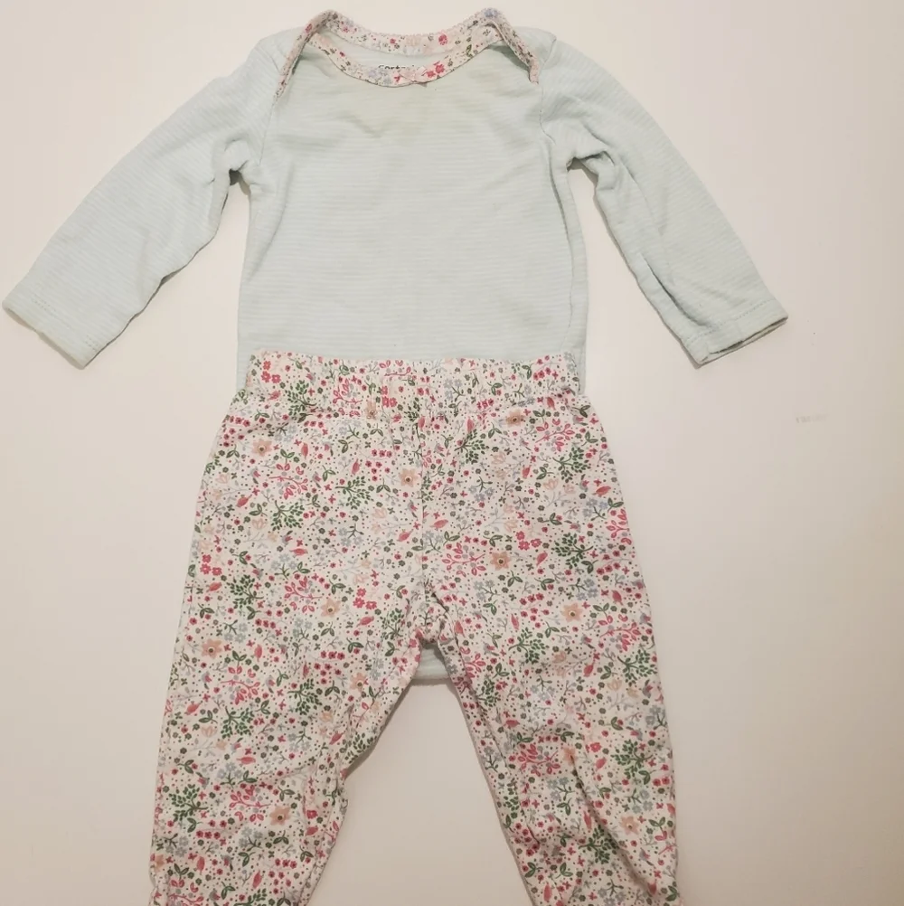 Carter's Super Sweet Onesie & Pant Set 6M